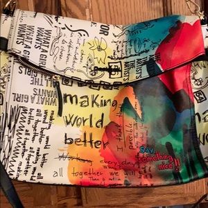 Desigual Discontinued “Say Something Nice” Bag